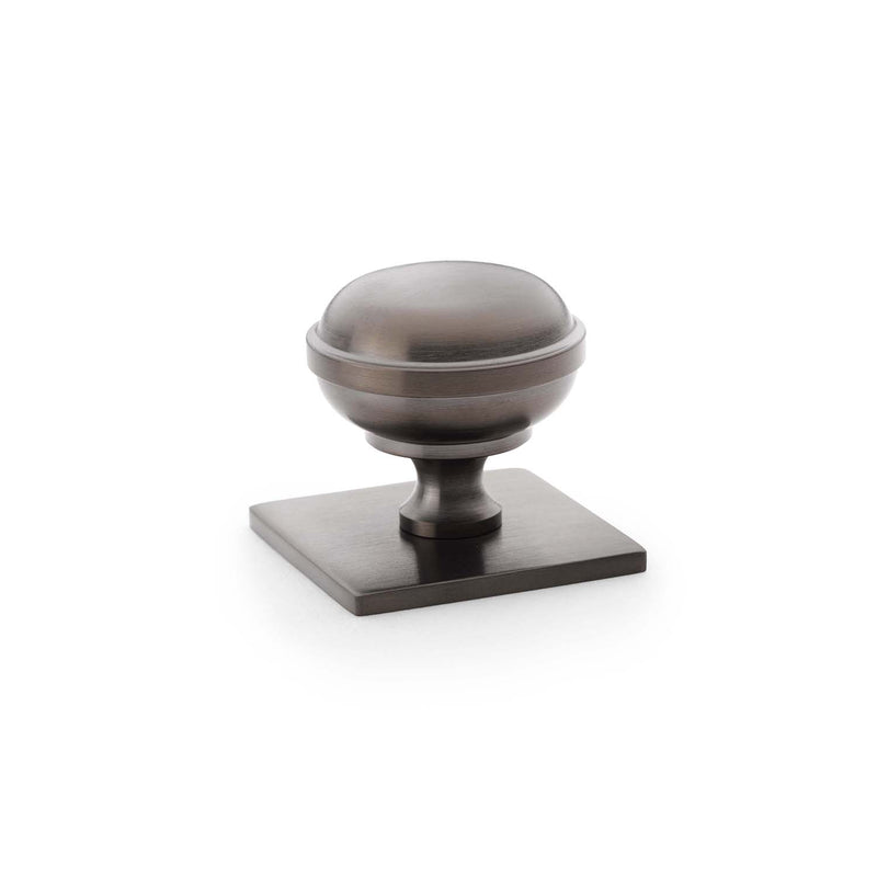 Castella Hastings Cabinet Knob on Backplate 34mm