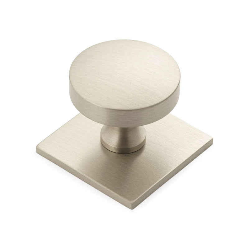 Castella Hastings Cabinet Knob on Backplate 38mm