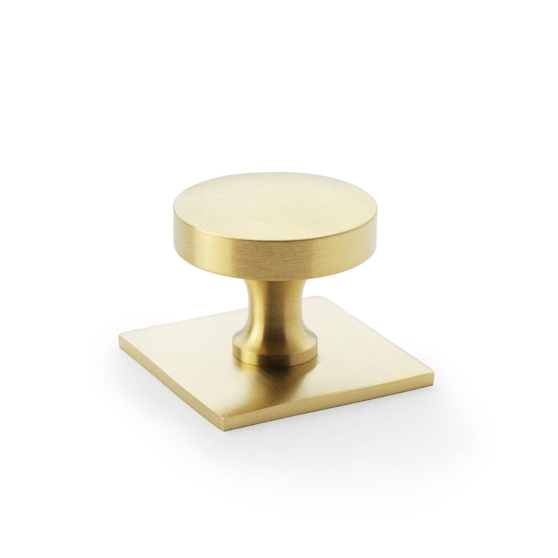 Castella Hastings Cabinet Knob on Backplate 38mm