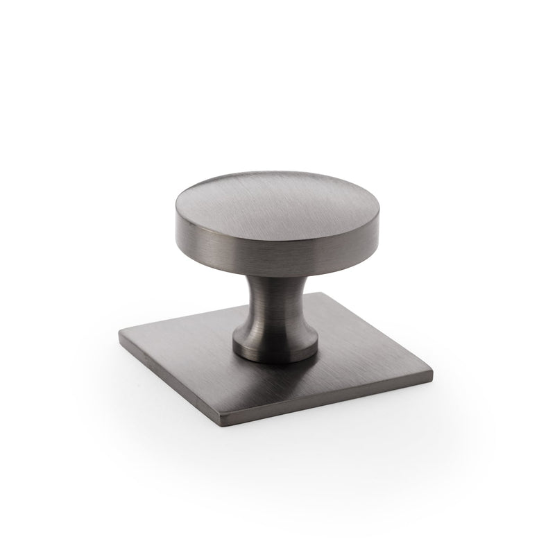 Castella Hastings Cabinet Knob on Backplate 38mm