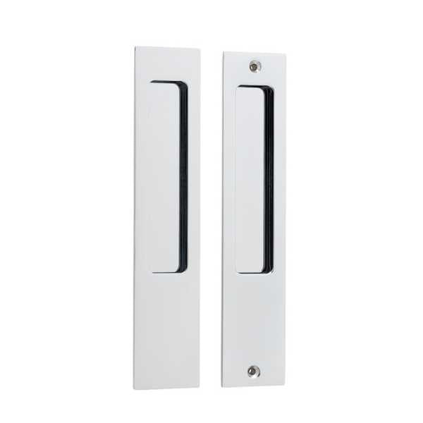 IVER RECTANGULAR FLUSH PULL FOR SLIDING DOORS - AVAILABLE IN VARIOUS FUNCTIONS AND STYLES