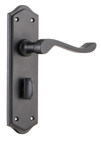 TRADCO HENLEY LEVER DOOR HANDLE ON SHOULDERED BACKPLATE