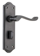 TRADCO HENLEY LEVER DOOR HANDLE ON SHOULDERED BACKPLATE