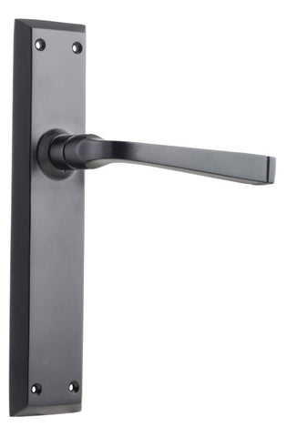 TRADCO MENTON LEVER DOOR HANDLE ON LONG BACKPLATE - CUSTOMISE TO YOUR NEEDS