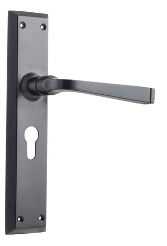TRADCO MENTON LEVER DOOR HANDLE ON LONG BACKPLATE - CUSTOMISE TO YOUR NEEDS