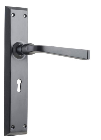 TRADCO MENTON LEVER DOOR HANDLE ON LONG BACKPLATE - CUSTOMISE TO YOUR NEEDS