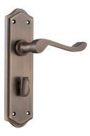 TRADCO HENLEY LEVER DOOR HANDLE ON SHOULDERED BACKPLATE