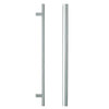 LOCKWOOD ENTRANCE PULL HANDLE 141X450SSS 450MM SATIN STAINLESS STEEL PAIR - primehardware