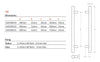 LOCKWOOD ENTRANCE PULL HANDLE 142X450SSS 450MM SATIN STAINLESS STEEL PAIR - primehardware