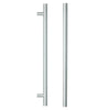 LOCKWOOD ENTRANCE PULL HANDLE 142X450SSS 450MM SATIN STAINLESS STEEL PAIR - primehardware