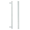 LOCKWOOD ENTRANCE PULL HANDLE 145X525SSS 525MM SATIN STAINLESS STEEL PAIR - primehardware