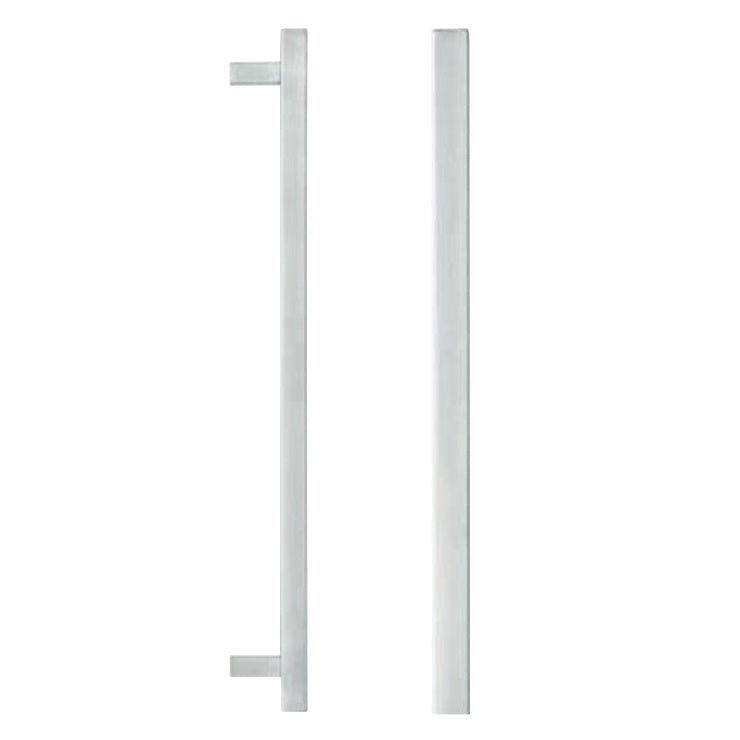 LOCKWOOD ENTRANCE PULL HANDLE 145X525SSS 525MM SATIN STAINLESS STEEL PAIR - primehardware