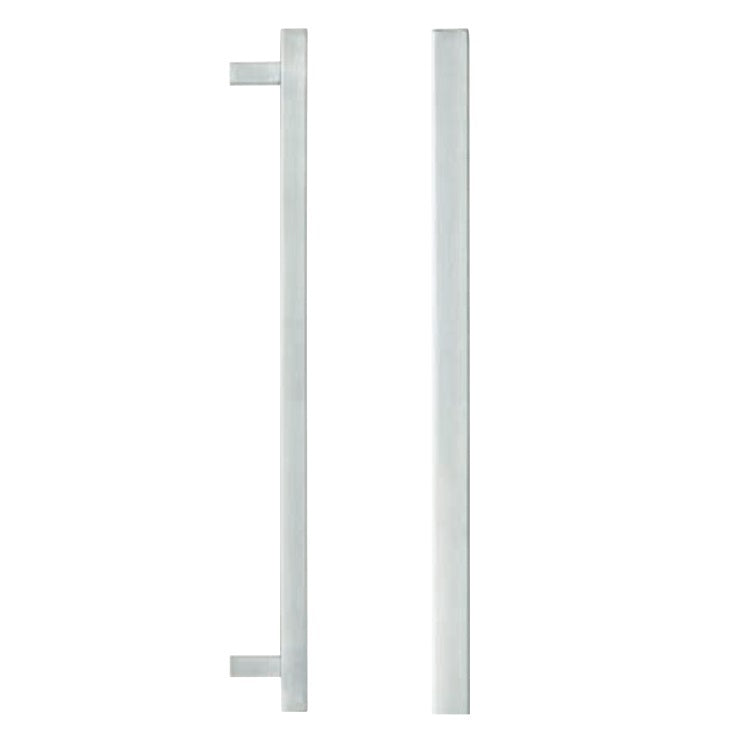 LOCKWOOD ENTRANCE PULL HANDLE 145X525SSS 525MM SATIN STAINLESS STEEL PAIR