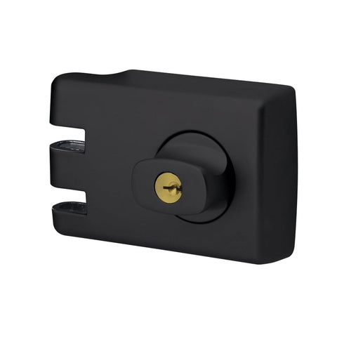 LOCKWOOD DOUBLE CYLINDER DEADLOCK 60MM MATT BLACK DISPLAY PACK 355 - NMBKDP - primehardware