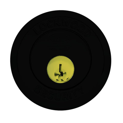 LOCKWOOD DOUBLE CYLINDER DEADLOCK 60MM MATT BLACK DISPLAY PACK 355 - NMBKDP - primehardware