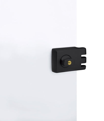 LOCKWOOD DOUBLE CYLINDER DEADLOCK 60MM MATT BLACK DISPLAY PACK 355 - NMBKDP - primehardware