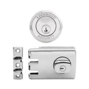 LOCKWOOD 355 DOUBLE CYLINDER DEADLOCK SATIN CHROME PEARL FOR TIMBER & METAL FRAME 355NSP - primehardware