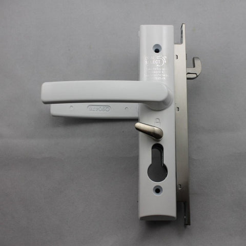 LOCKWOOD SECURITY SCREEN DOOR LOCK WHITE W/ CYLINDER 8654WHC - primehardware