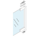 LOCKWOOD 985 - 350SSS GLASS DOOR HINGE PIVOT KIT HEAVY DUTY ADJUSTABLE - primehardware