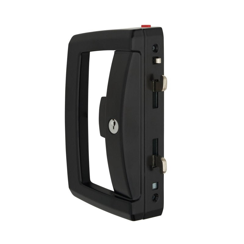 LOCKWOOD ONYX SLIDING PATIO DOOR LOCK SLIM OUTER PULL BLACK 9A1A2/5PBLK - primehardware