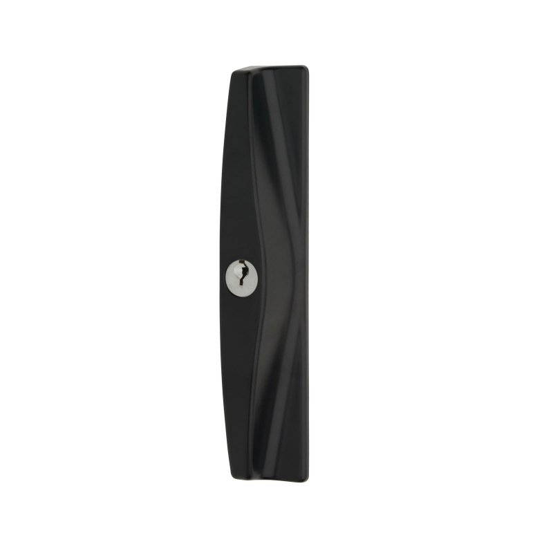 Buy LOCKWOOD ONYX SLIDING PATIO DOOR LOCK SLIM OUTER PULL BLACK 9A1A2 ...