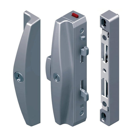 Lockwood Onyx 9A3A2/5PSIL Sliding Patio Door Lock - primehardware