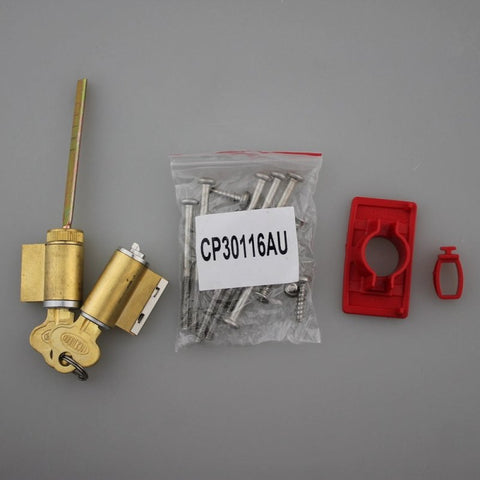 Lockwood Onyx 9A3A2/5PSIL Sliding Patio Door Lock - primehardware