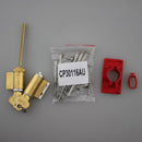 Lockwood Onyx 9A3A2/5PSIL Sliding Patio Door Lock - primehardware