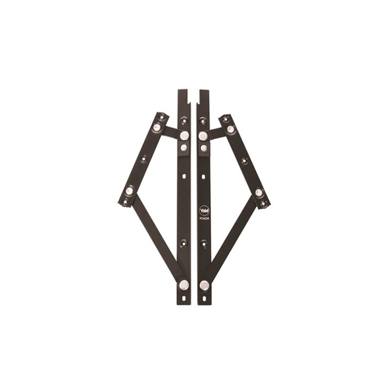 Yale Nexus Hca Windows Stays Black Powdercoat Finish - primehardware