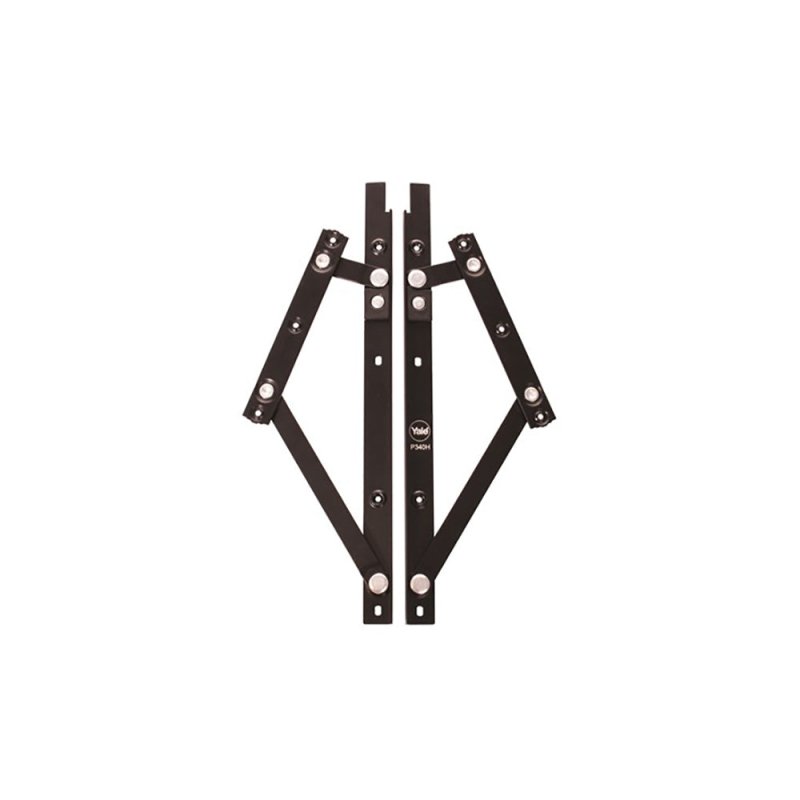 Yale Nexus Hca Windows Stays Black Powdercoat Finish - primehardware