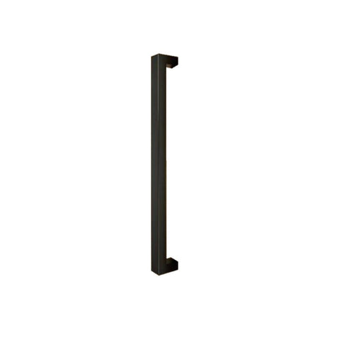 Austyle 53855BLK 600mm Back to Back Square Entrance Handle - primehardware