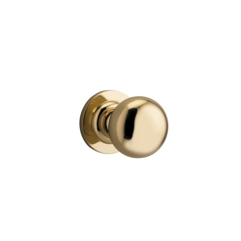 Iver Cambridge Door Knob On Round Rose Concealed Fix - primehardware