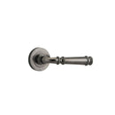 Iver Verona Door Lever Handle On Round Rose Pair - primehardware