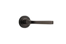 Iver Annecy Door Lever Handle On Round Rose Pair