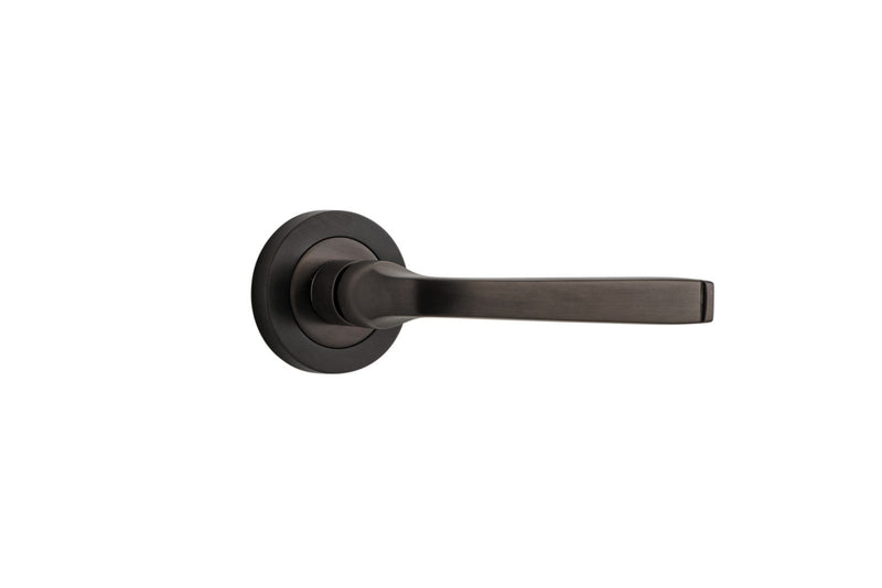 IVER ANNECY DOOR LEVER HANDLE ON ROUND ROSE PAIR - CUSTOMISE TO YOUR NEEDS