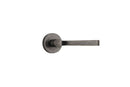Iver Annecy Door Lever Handle On Round Rose Pair - primehardware
