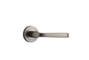 Iver Annecy Door Lever Handle On Round Rose Pair - primehardware