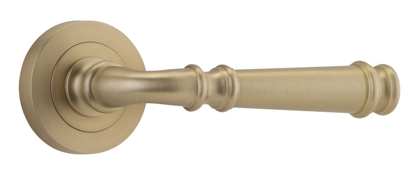 IVER VERONA DOOR LEVER HANDLE ON ROUND ROSE PAIR - CUSTOMISE TO YOUR NEEDS