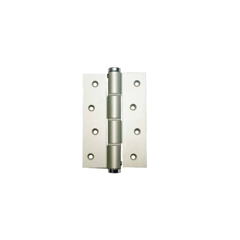 BELLEVUE JUSTOR SINGLE ACTION SPRING HINGE ANODIZED SILVER BISA120AS