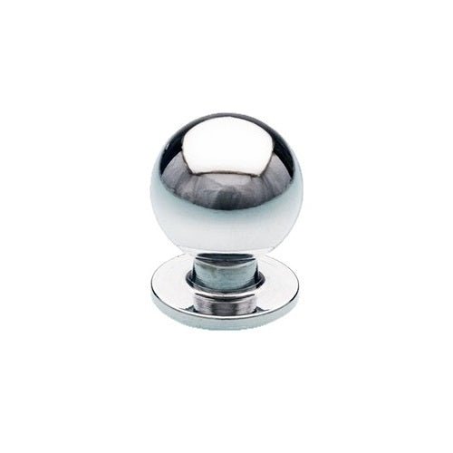 KETHY BR35 GLASS DOOR BACK-TO-BACK PAIR BRASS BULB KNOB 25MM