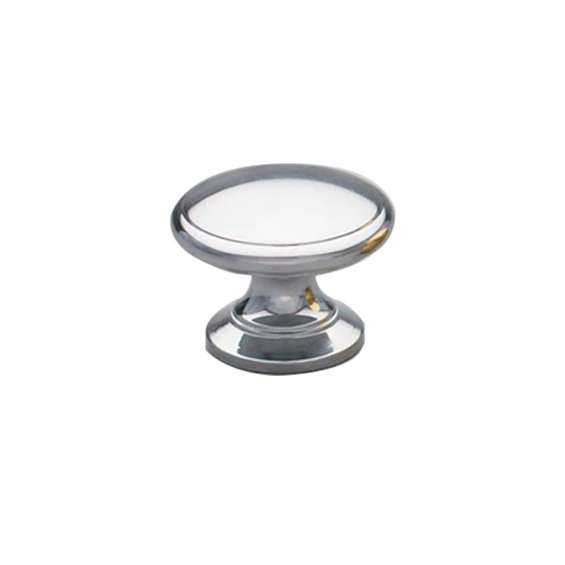 KETHY BR44 CABINET CONVEX KNOB BACK TO BACK PAIR POLISHED CHROME