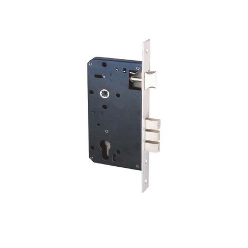 ARCHITEC 640-21 MORTISE LOCK C-C 85MM 25MM BACKSET BRUSHED SATIN CHROME
