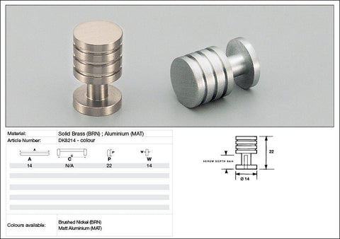 KETHY DK82 CABINET UHURA BRASS KNOB