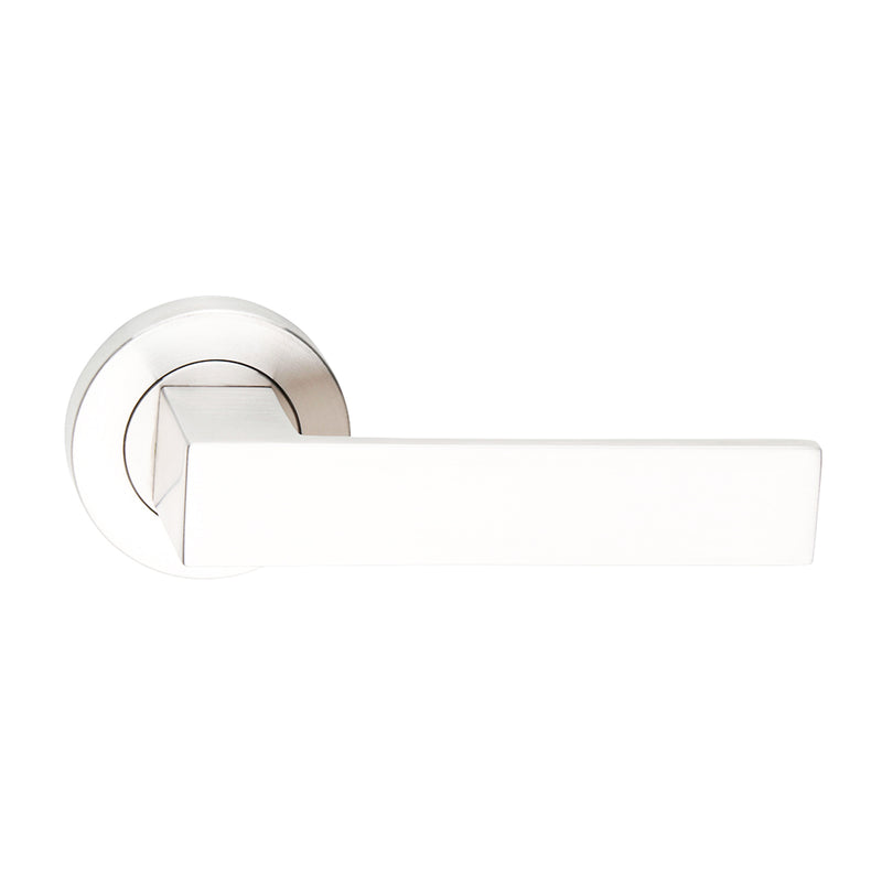 Dormakaba 4300/120 Coastal Lever Door Handle on Round Rose