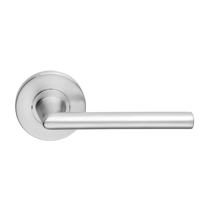 DORMAKABA 8600/8 VISION ROUND ROSE DOOR HANDLE LEVERSET - AVAILABLE IN VARIOUS FINISHES AND FUNCTIONS