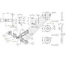 EMRO DISABLED COMPLIANT PRIVACY INDICATOR MORTICE BOLT 60MM BACKSET MATT BLACK C12226MB - primehardware