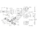 EMRO STAINLESS STEEL DISABLED COMPLIANT PRIVACY INDICATOR MORTICE BOLT ROUND 60MM BACKSET C12226 - primehardware