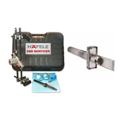 Hafele JIG 00167700 DBB Lock Morticer + Chisel 09350200 Latchmate Carpentry - primehardware