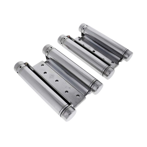 HFH DOUBLE ACTION SPRING DOOR HINGE 150MM POLISHED CHROME 4150 - 153 - primehardware