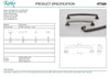 KETHY HT589 CABINET BIRCHFIELD CABINET HANDLE 128MM